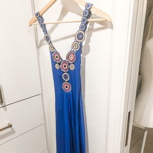 Catherine Malandrino Royal blue Chiffon Cocktail dress